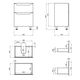 Тумба напольная Qtap Scorpio 605x825x460 белая QT1473TNВ601W, фото , изображение 2 | SNABZHENIE.com.ua Тумба напольная Qtap Scorpio 605x825x460 белая QT1473TNВ601W, фото , изображение 2 | SNABZHENIE.com.ua