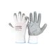 Перчатки трикотажные бесшовные MASTERTOOL, нитрил, 10-12 пар, бело-серые, фото  | SNABZHENIE.com.ua