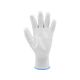 Рукавицы рабочие VOREL, белые, полиэстер с покрытием, размер 9, фото , изображение 8 | SNABZHENIE.com.ua