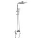 Душевая система Qtap Swan Cascada на 3 потребителя (с изливом) Chrome, фото  | SNABZHENIE.com.ua Душевая система Qtap Swan Cascada на 3 потребителя (с изливом) Chrome, фото  | SNABZHENIE.com.ua