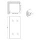 Душевая перегородка Qtap Walk-In Standard 100x190 см, стекло 8 мм, фото , изображение 2 | SNABZHENIE.com.ua Душевая перегородка Qtap Walk-In Standard 100x190 см, стекло 8 мм, фото , изображение 2 | SNABZHENIE.com.ua