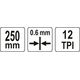 Ножівка YATO з переставним руків'ям, 410/250х60 мм, 12 зубів, фото , изображение 4 | SNABZHENIE.com.ua