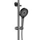 Душевая система для душа Qtap Slavonice на два потребителя QTSLA110GMB45913 Gunmetal Black PVD, фото , зображення 5 | SNABZHENIE.com.ua Душевая система для душа Qtap Slavonice на два потребителя QTSLA110GMB45913 Gunmetal Black PVD, фото , зображення 5 | SNABZHENIE.com.ua