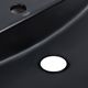 Раковина-чаша Qtap Scorpio 610x400x120 Matt black QT142203MBMB, фото , зображення 5 | SNABZHENIE.com.ua Раковина-чаша Qtap Scorpio 610x400x120 Matt black QT142203MBMB, фото , зображення 5 | SNABZHENIE.com.ua