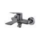 Смеситель для ванны Qtap Vlasta New (c душевым гарнитуром) QTVLA259GMB45643 Gunmetal Black PVD, фото  | SNABZHENIE.com.ua Смеситель для ванны Qtap Vlasta New (c душевым гарнитуром) QTVLA259GMB45643 Gunmetal Black PVD, фото  | SNABZHENIE.com.ua