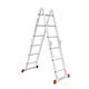 Лестница алюминиевая трансформер INTERTOOL LT-0030, 4x3, 3,70 м, фото , изображение 2 | SNABZHENIE.com.ua Лестница алюминиевая трансформер INTERTOOL LT-0030, 4x3, 3,70 м, фото , изображение 2 | SNABZHENIE.com.ua