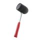 Киянка резиновая 1250г, 90 мм, черная, металл, INTERTOOL HT-0228, фото , изображение 2 | SNABZHENIE.com.ua Киянка резиновая 1250г, 90 мм, черная, металл, INTERTOOL HT-0228, фото , изображение 2 | SNABZHENIE.com.ua