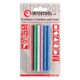 Комплект кольорових перламутрових клеєвих стержнів 7.4 мм * 100 мм, 12 шт INTERTOOL RT-1033, фото , зображення 5 | SNABZHENIE.com.ua