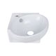 Раковина Qtap Leo 390x365x130 White QT11115010WN, фото , зображення 5 | SNABZHENIE.com.ua Раковина Qtap Leo 390x365x130 White QT11115010WN, фото , зображення 5 | SNABZHENIE.com.ua