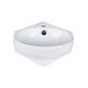 Угловая овальная раковина Qtap Leo N 380x360x130 мм WHITE + клапан PU02O, фото , изображение 3 | SNABZHENIE.com.ua Угловая овальная раковина Qtap Leo N 380x360x130 мм WHITE + клапан PU02O, фото , изображение 3 | SNABZHENIE.com.ua