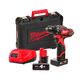 Дрель-шуруповерт MILWAUKEE M12 BDD-402C, крутящий момент 38 Нм, фото , изображение 2 | SNABZHENIE.com.ua