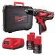 Дрель-шуруповерт MILWAUKEE M12 BDD-202C, 30 Нм, 4933441915, фото , изображение 2 | SNABZHENIE.com.ua Дрель-шуруповерт MILWAUKEE M12 BDD-202C, 30 Нм, 4933441915, фото , изображение 2 | SNABZHENIE.com.ua