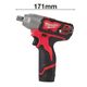Акумуляторний імпульсний гайковерт MILWAUKEE M12 BIW12-0 крут. момент 138 Нм, 4933447134, фото , зображення 5 | SNABZHENIE.com.ua Акумуляторний імпульсний гайковерт MILWAUKEE M12 BIW12-0 крут. момент 138 Нм, 4933447134, фото , зображення 5 | SNABZHENIE.com.ua