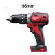 Дрель ударна MILWAUKEE M18 BPD-0 4933443500, крутний момент 50 Нм, фото , зображення 7 | SNABZHENIE.com.ua