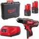 Дрель-шуруповерт MILWAUKEE M12 BDD-152С, 30 Нм, фото , изображение 2 | SNABZHENIE.com.ua