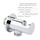 Комплект для гигиенического душа Qtap Spring Chrome: смеситель, подключение, лейка, шланг., фото , изображение 5 | SNABZHENIE.com.ua Комплект для гигиенического душа Qtap Spring Chrome: смеситель, подключение, лейка, шланг., фото , изображение 5 | SNABZHENIE.com.ua