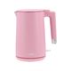 Електрочайник з термостатом з нержавіючої сталі LUND 1,5 л, рожевий, 2200 Вт, живлення від мережі 230 В, фото , зображення 2 | SNABZHENIE.com.ua