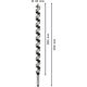 Гвинтові свердла по дереву, hex хвостовик 11,1 мм, 26 x 385 x 450 мм BOSCH, фото , изображение 3 | SNABZHENIE.com.ua