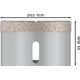 Алмазна коронка X-LOCK Best for Ceramic Dry Speed, 65 x 35 BOSCH, фото , зображення 3 | SNABZHENIE.com.ua Алмазна коронка X-LOCK Best for Ceramic Dry Speed, 65 x 35 BOSCH, фото , зображення 3 | SNABZHENIE.com.ua