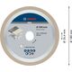 Алмазный диск BOSCH Best for Ceramic 180x25,4x2,2 мм, фото , изображение 4 | SNABZHENIE.com.ua