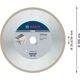 Алмазный отрезной диск BOSCH 300 x 30/25,40 мм для керамики, фото , изображение 4 | SNABZHENIE.com.ua