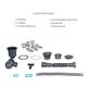 Комплект Lidz H7849L: Мойка с крылом слева и дозатором + Корзина K01G, фото , изображение 6 | SNABZHENIE.com.ua Комплект Lidz H7849L: Мойка с крылом слева и дозатором + Корзина K01G, фото , изображение 6 | SNABZHENIE.com.ua