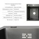 Комплект Lidz H6350BR: интегрированная мойка с дозатором и корзиной BlackPVD, фото , изображение 3 | SNABZHENIE.com.ua Комплект Lidz H6350BR: интегрированная мойка с дозатором и корзиной BlackPVD, фото , изображение 3 | SNABZHENIE.com.ua