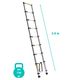 Лестниця телескопічна 8 ступенів 2.6м SIGMA (5033324), фото , зображення 3 | SNABZHENIE.com.ua Лестниця телескопічна 8 ступенів 2.6м SIGMA (5033324), фото , зображення 3 | SNABZHENIE.com.ua