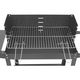 Гриль угольный LUND прямоугольный 48х27 см, 4 ножки, колеса, полка 99919, фото , изображение 2 | SNABZHENIE.com.ua