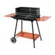 Гриль угольный LUND 53x33 см, 4 ножки, 2 колеса, 2 полки, 106x44x82 см, фото , изображение 2 | SNABZHENIE.com.ua