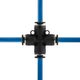 Цанговое соединение Х-образное для шлангов 6 мм INTERTOOL PT-2366, фото , изображение 4 | SNABZHENIE.com.ua Цанговое соединение Х-образное для шлангов 6 мм INTERTOOL PT-2366, фото , изображение 4 | SNABZHENIE.com.ua
