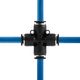 Цанговое соединение Х-образное 8 мм для шлангов INTERTOOL PT-2367, фото , изображение 4 | SNABZHENIE.com.ua Цанговое соединение Х-образное 8 мм для шлангов INTERTOOL PT-2367, фото , изображение 4 | SNABZHENIE.com.ua