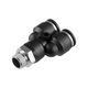 Соединение цанговое Y-образное для шлангов 10*10 мм, 1/4" нар. резьба INTERTOOL PT-2378, фото  | SNABZHENIE.com.ua Соединение цанговое Y-образное для шлангов 10*10 мм, 1/4" нар. резьба INTERTOOL PT-2378, фото  | SNABZHENIE.com.ua