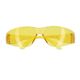 Очки захисні жовті INTERTOOL SP-0084, полікарбонатні лінзи та дужки, захист від удару, фото  | SNABZHENIE.com.ua