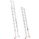 Лестница алюминиевая 2-секционная 2x10, 4,8 м INTERTOOL LT-0210, фото , изображение 2 | SNABZHENIE.com.ua Лестница алюминиевая 2-секционная 2x10, 4,8 м INTERTOOL LT-0210, фото , изображение 2 | SNABZHENIE.com.ua