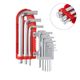 Набор Г-образных шестигранных ключей 9 шт., 1,5-10 мм Small INTERTOOL HT-1801, фото , зображення 2 | SNABZHENIE.com.ua Набор Г-образных шестигранных ключей 9 шт., 1,5-10 мм Small INTERTOOL HT-1801, фото , зображення 2 | SNABZHENIE.com.ua