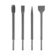 Набор зубил для перфоратора SDS-Plus INTERTOOL SD-0410, 4 шт., фото  | SNABZHENIE.com.ua