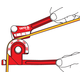 Трубогиб MINI 3 в 1 YATO: Ø 1/4, 5/16, 3/8, 0°-180°, алюминий/медь, фото , изображение 9 | SNABZHENIE.com.ua