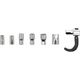 Ключ для монтажа сантехники на шарнире YATO, 8 элементов, с головками 9-17 мм, фото , изображение 3 | SNABZHENIE.com.ua