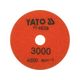 Алмазный шлифовальный круг с липучкой YATO 100 мм, G3000, макс. 4500 об/мин, фото , изображение 3 | SNABZHENIE.com.ua