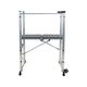 Риштування складне на 2 колеса YATO, алюміній, 104х40см, висота 90см., фото , изображение 3 | SNABZHENIE.com.ua