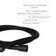 Акционный набор 2+1: Шланг для ручного душа Qtap Hadice QT054BL43074 Черный матовый, фото , изображение 3 | SNABZHENIE.com.ua Акционный набор 2+1: Шланг для ручного душа Qtap Hadice QT054BL43074 Черный матовый, фото , изображение 3 | SNABZHENIE.com.ua