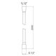 Акционный набор 2+1: Шланг для ручного душа Qtap Hadice QT054BL43075 Черный матовый, фото , изображение 2 | SNABZHENIE.com.ua Акционный набор 2+1: Шланг для ручного душа Qtap Hadice QT054BL43075 Черный матовый, фото , изображение 2 | SNABZHENIE.com.ua
